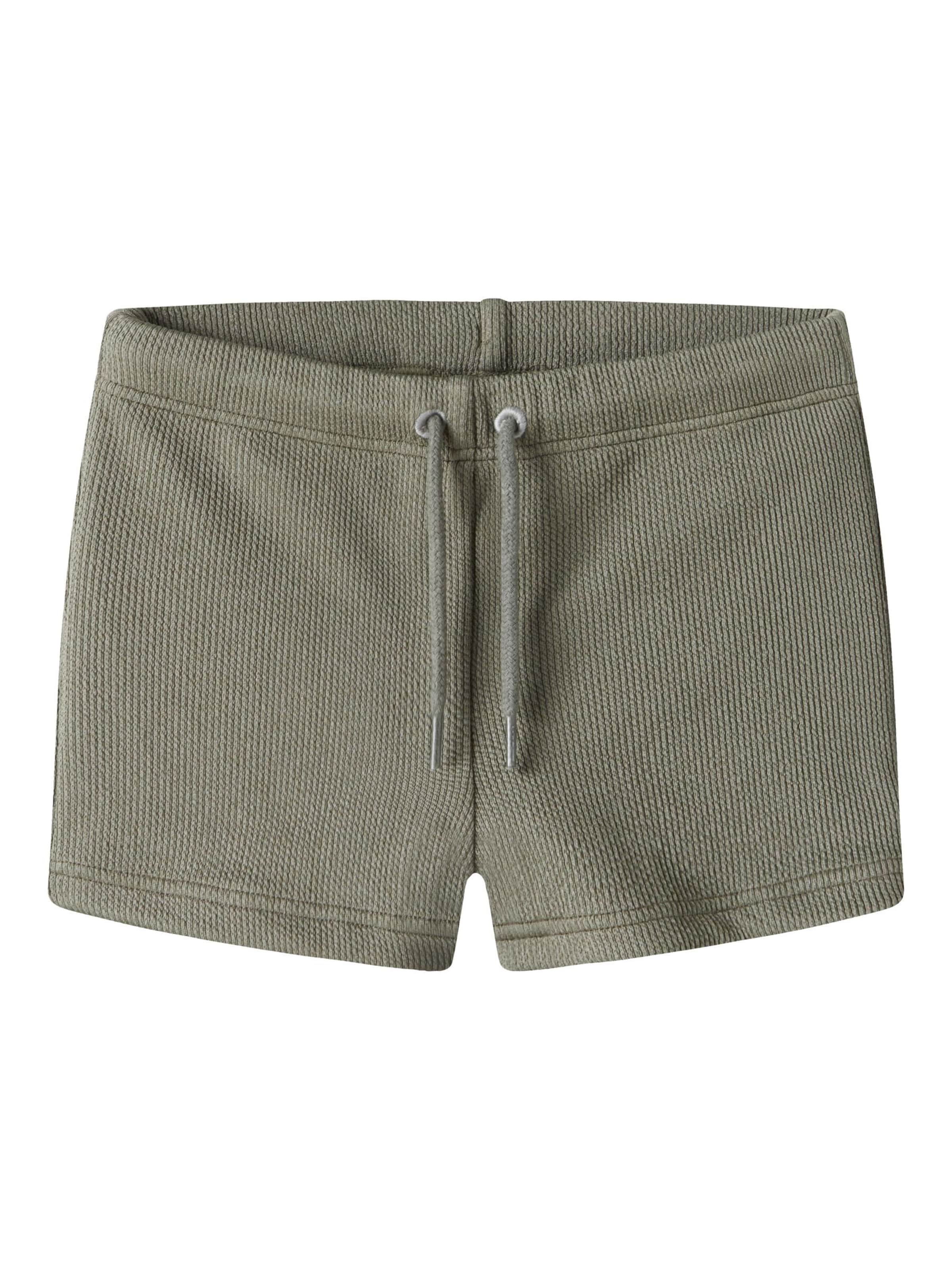 Shorts de bain Lil'Atelier en vert : devant
