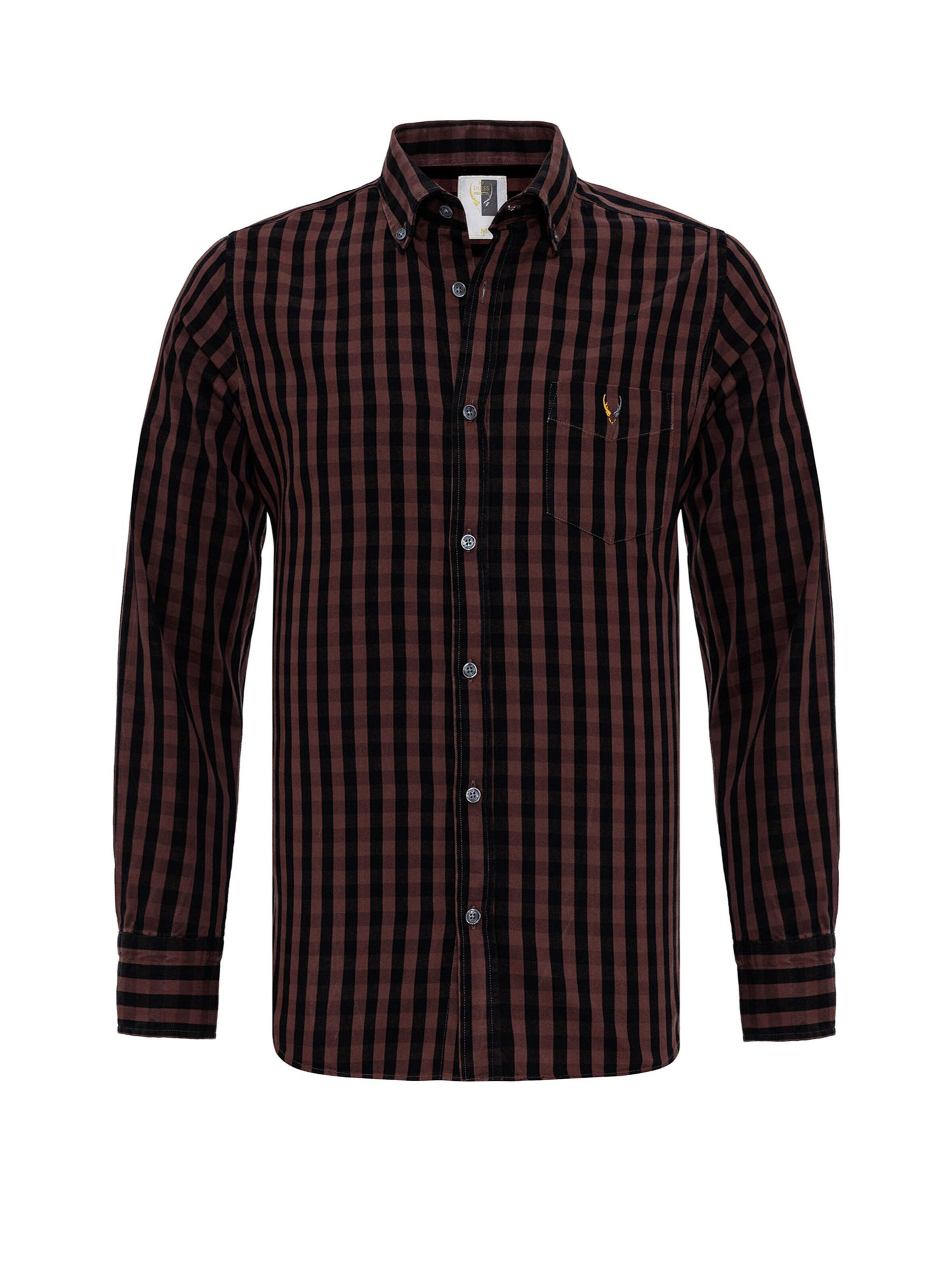 Regular fit Camicia di By Diess Collection in nero: frontale