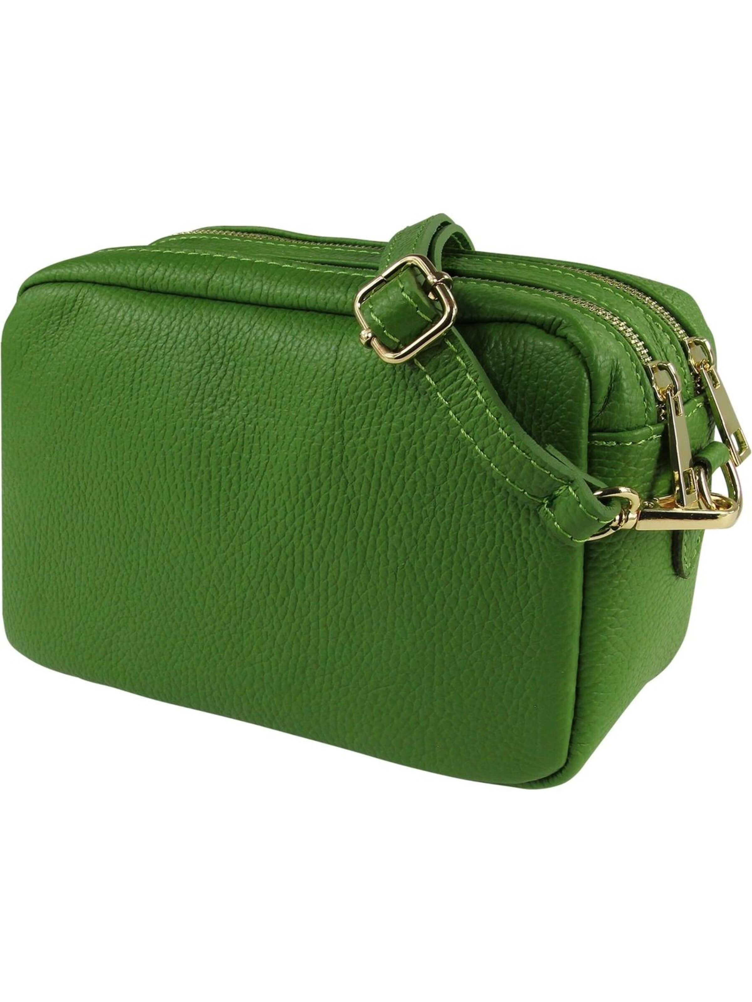 Borsa a tracolla di Toscanto in verde: frontale