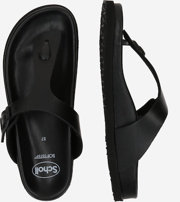 SCHOLL T-Bar Sandals 'NICOLE' in Black