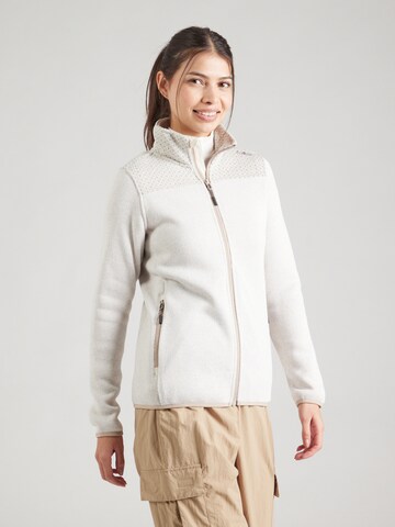 CMP - Chaqueta polar funcional en marrón: frente