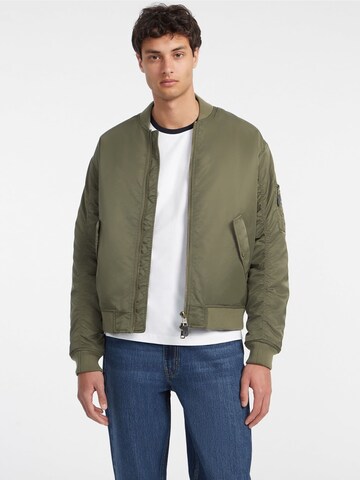 Veste mi-saison GUESS en vert : devant