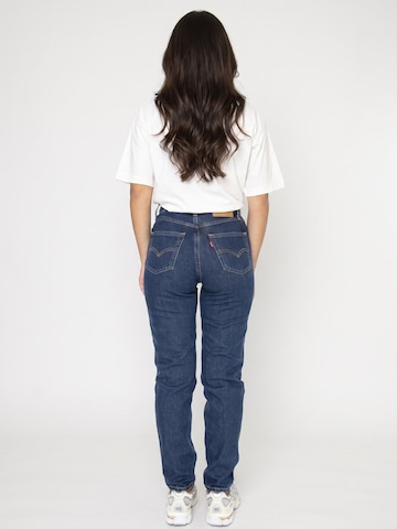 LEVI'S ® Luźne Jeansy '80s Mom Jean Running Errands Dark Indigo Flat Finish' w kolorze niebieski