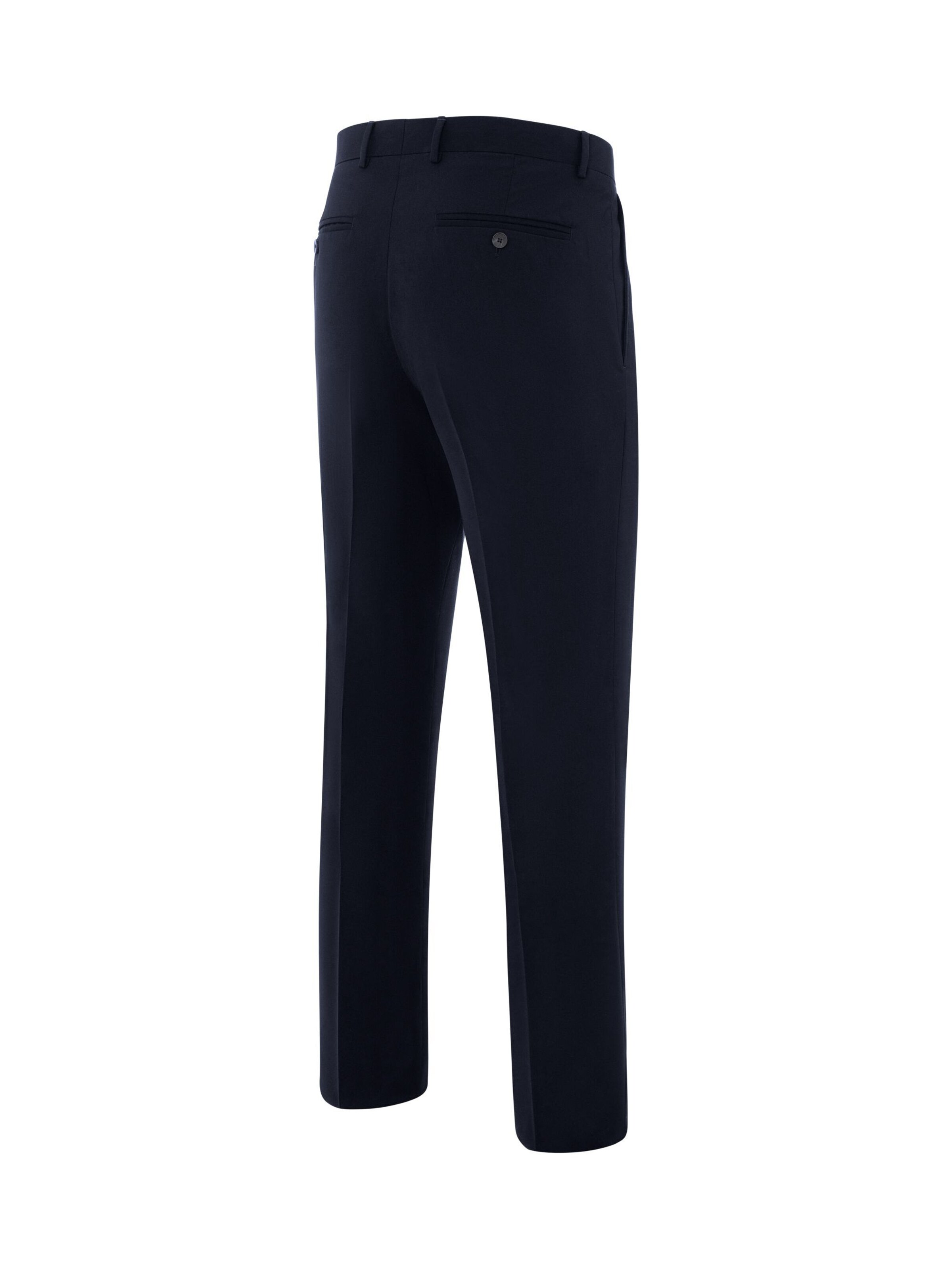 Coupe slim Pantalon à plis '3935-20039' Thomas Goodwin en bleu
