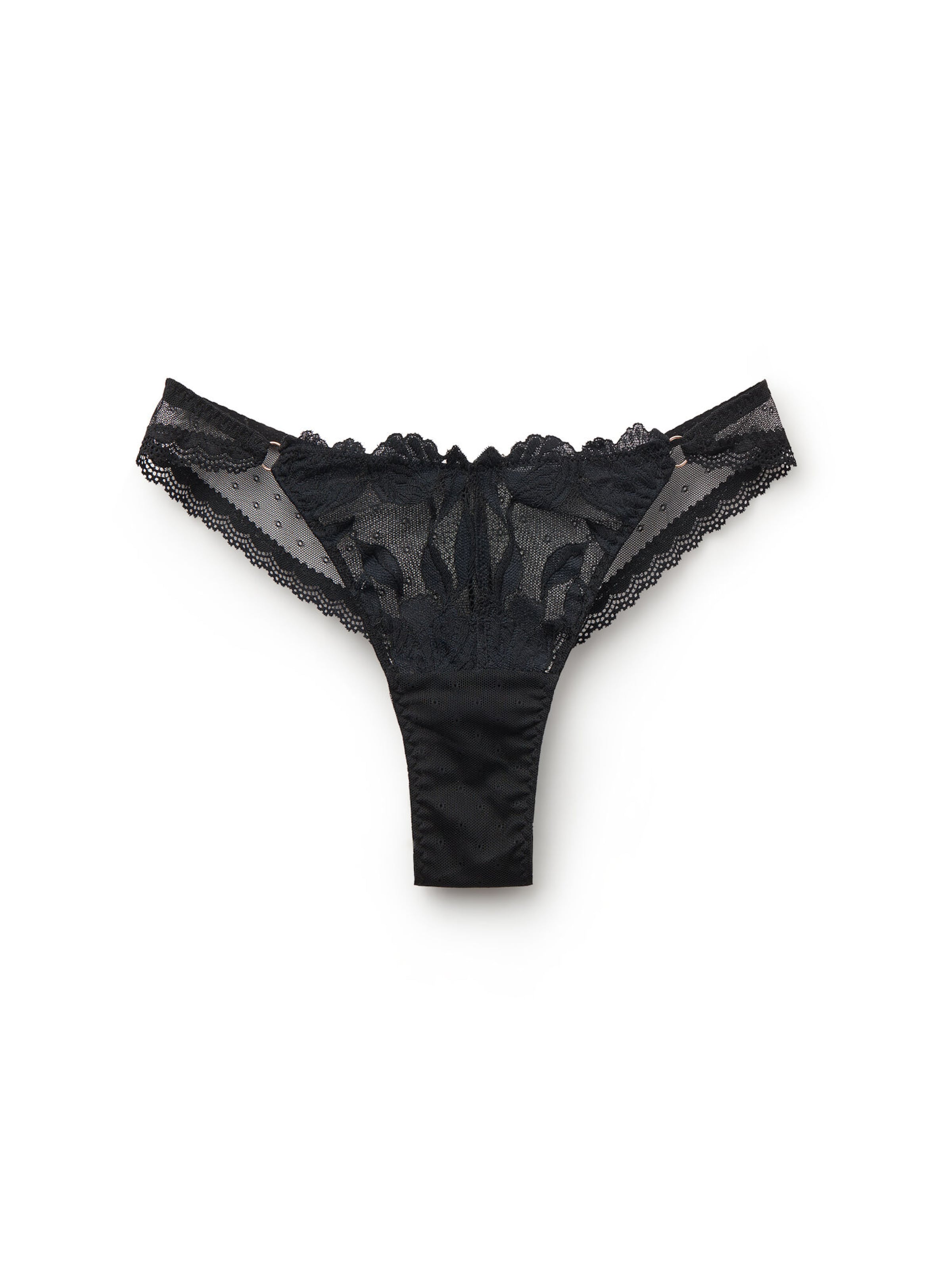 INTIMISSIMI Slip in Schwarz: Vorderseite