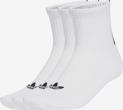 fekete / fehér ADIDAS ORIGINALS Zokni 'Quarter', Termék nézet