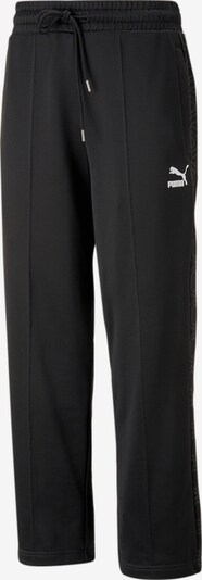 PUMA Pantalon en gris foncé / noir / blanc, Vue avec produit