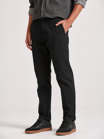regular Pantaloni chino di Funky Buddha in nero: frontale