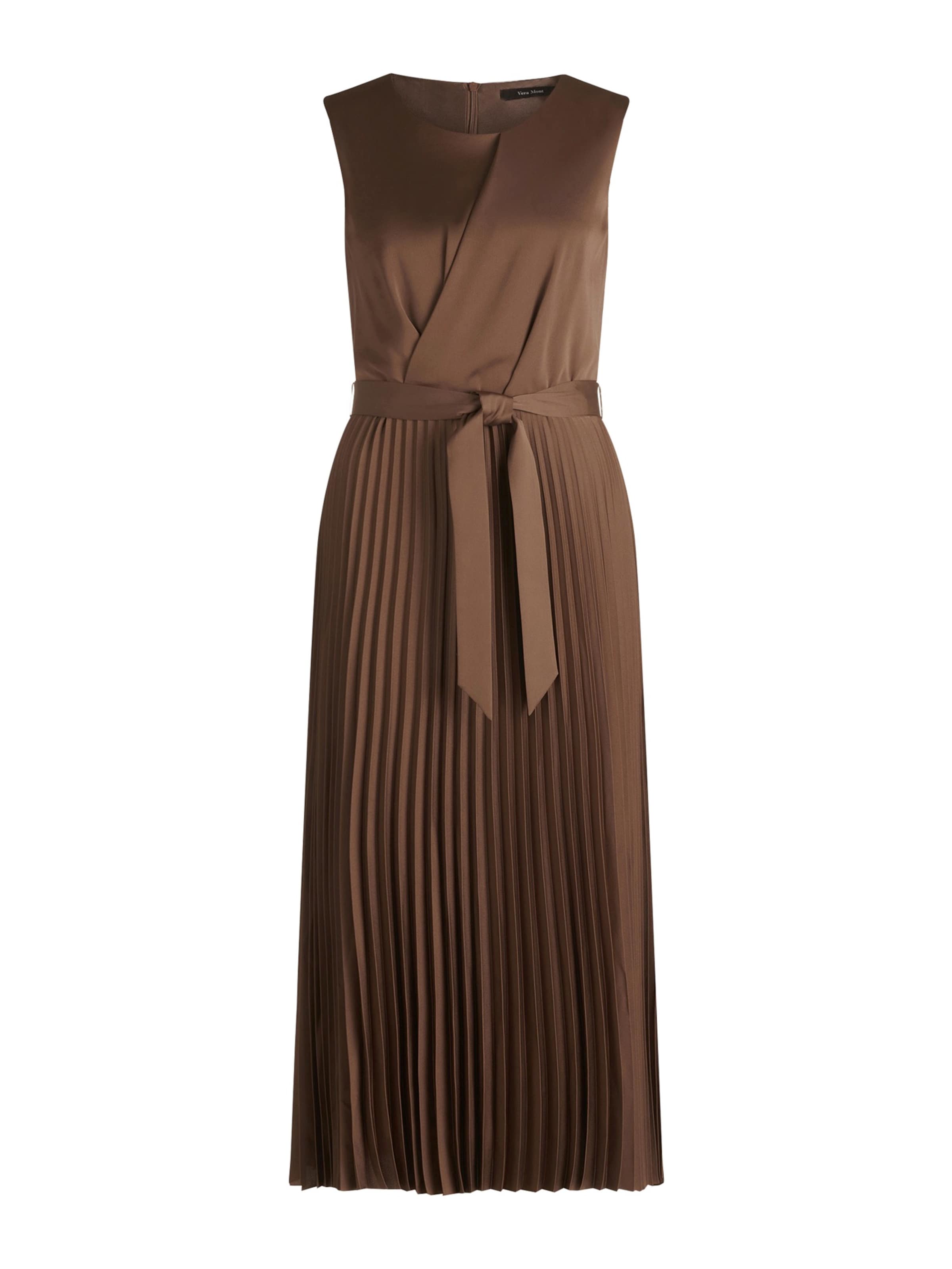 Vera Mont Dress in Brown: front
