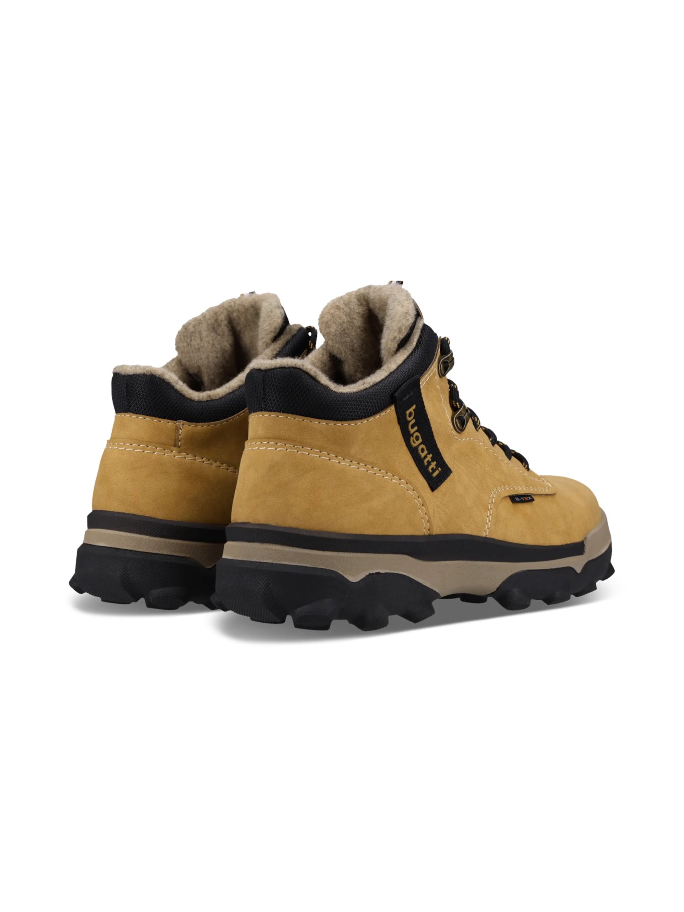 bugatti Lace-up boots in Yellow