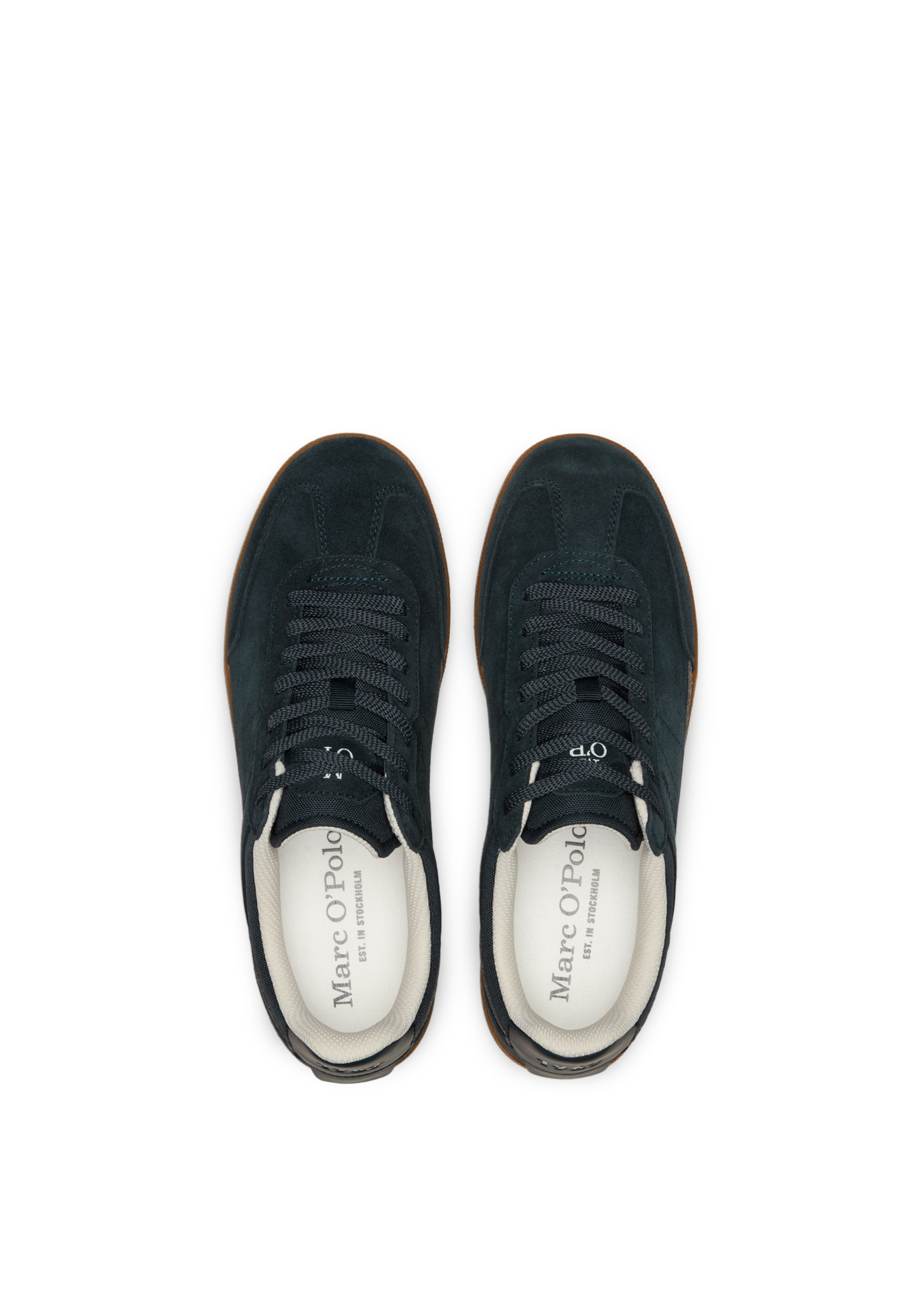 Baskets basses 'Charlie' Marc O'Polo en bleu