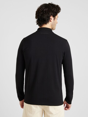 Karl Lagerfeld Poloshirt in Schwarz