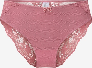 Slip di LingaDore in rosa: frontale
