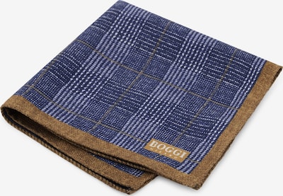 Boggi Milano Einstecktuch in One Size in navy / braun, Produktansicht