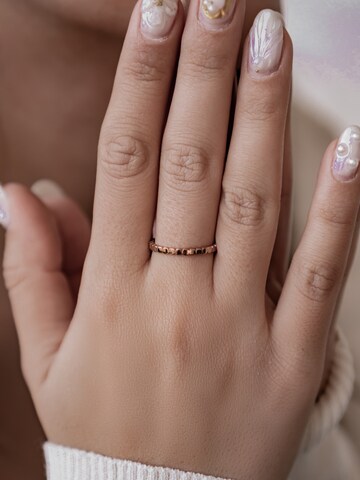 Hey Happiness Ring 'Stacked Bead' in Gold