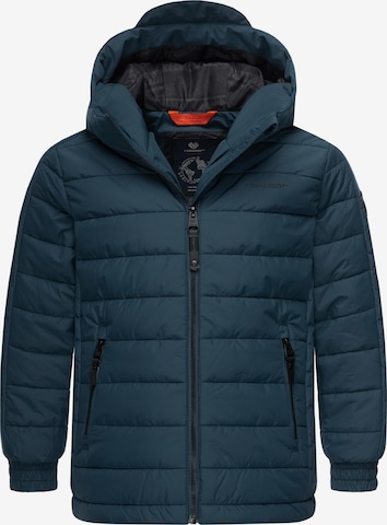 Ragwear Winter Jacket 'Coolio' in Blue: front