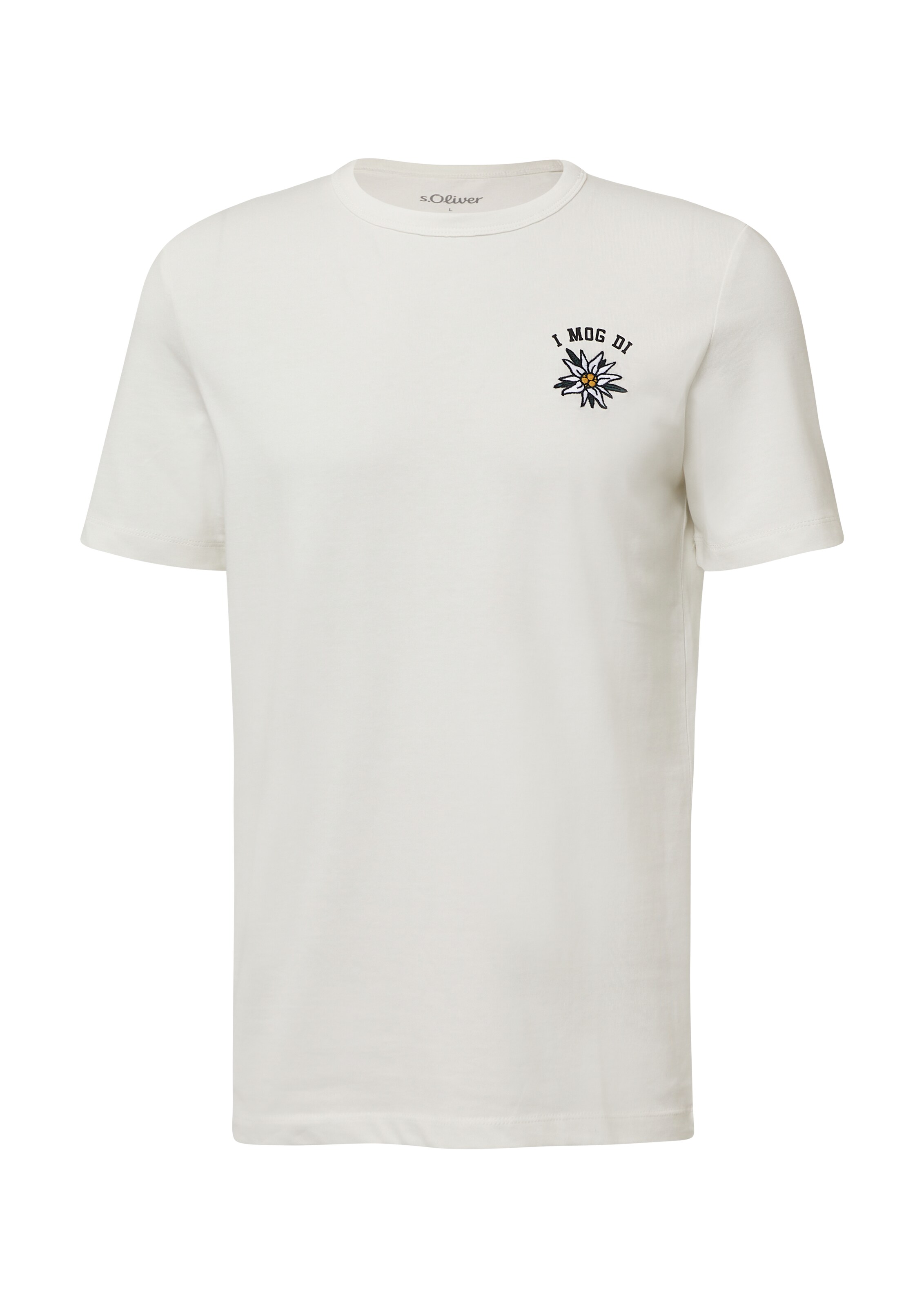 s.Oliver Shirt in Wit: voorkant