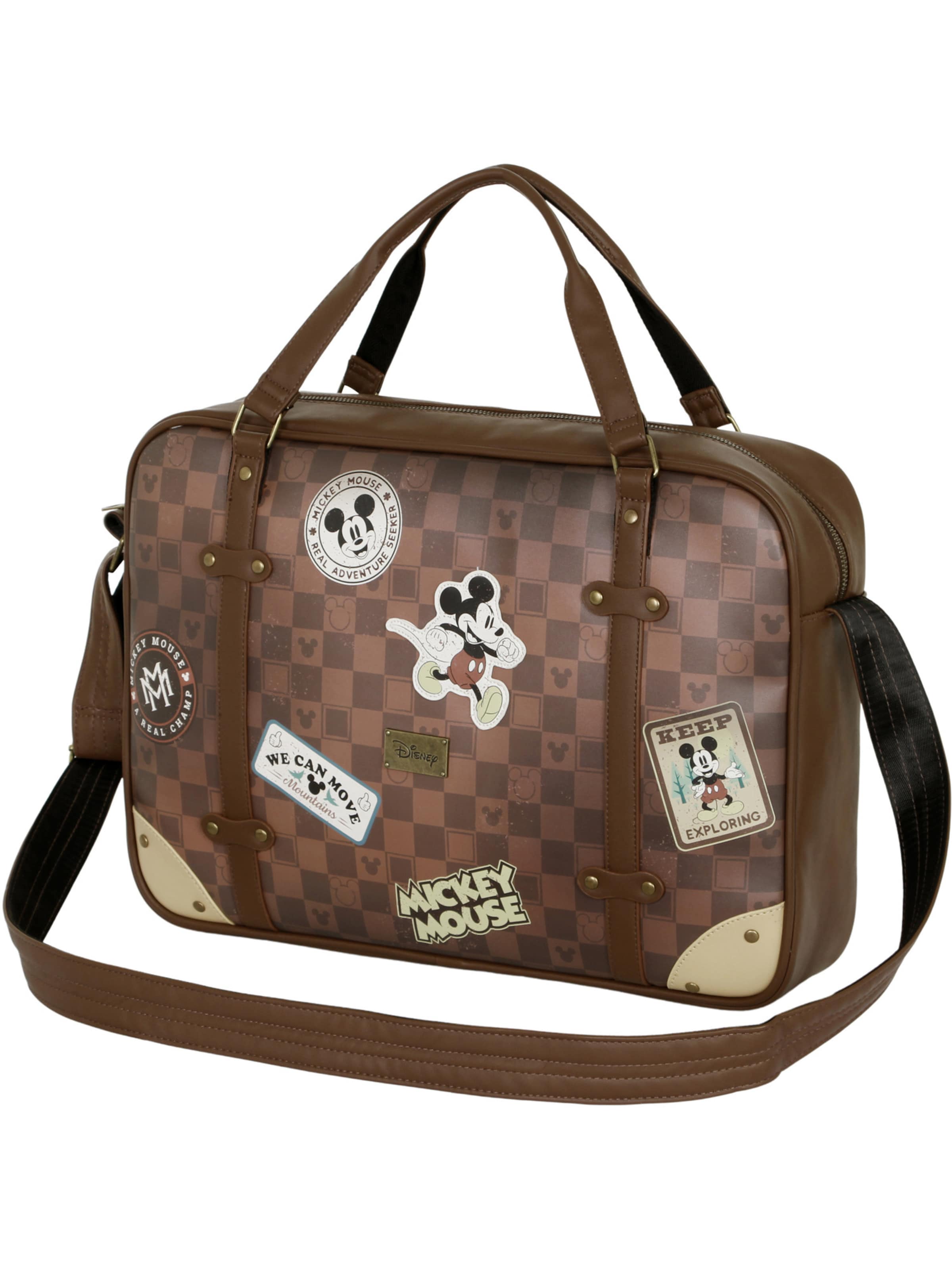 Sac 'Mickey Mouse Journey' DISNEY en marron : devant