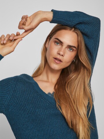 VILA Sweater 'Debra' in Blue