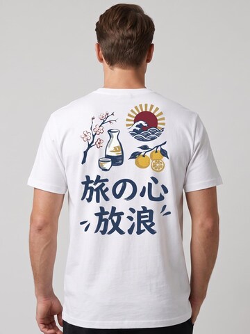 RoamLikeSummer Shirt 'Spirit Of Japan' in White