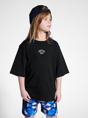 SOMETIME SOON Shirt 'Karma' in Schwarz: Vorderseite