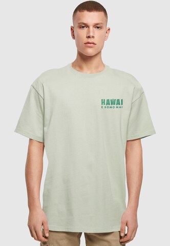 Merchcode - Camiseta 'Hawai' en verde: frente