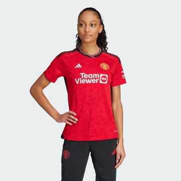 ADIDAS PERFORMANCE - Camiseta de fútbol 'Manchester United 23/24' en rojo: frente