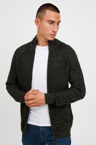 BLEND Knit Cardigan 'Carmelo' in Grey: front