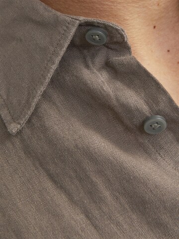 JACK & JONES Regular fit Overhemd 'Lawrence' in Bruin