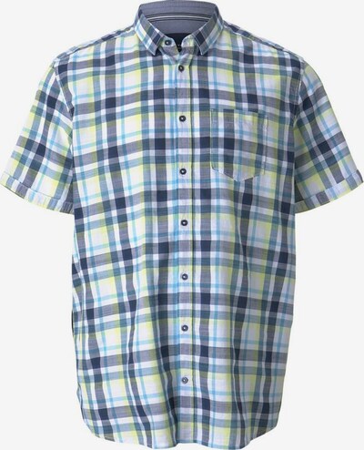 TOM TAILOR Men + Hemd in blau / gelb / weiß, Produktansicht