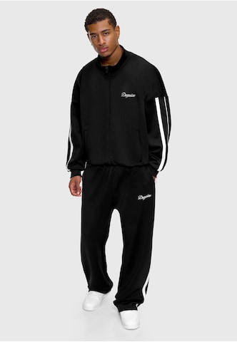 Dropsize Tapered Broek in Zwart