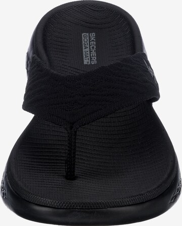 SKECHERS T-Bar Sandals in Black