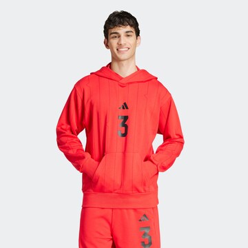 ADIDAS SPORTSWEAR Sportovní mikina 'Essentials' – červená: přední strana