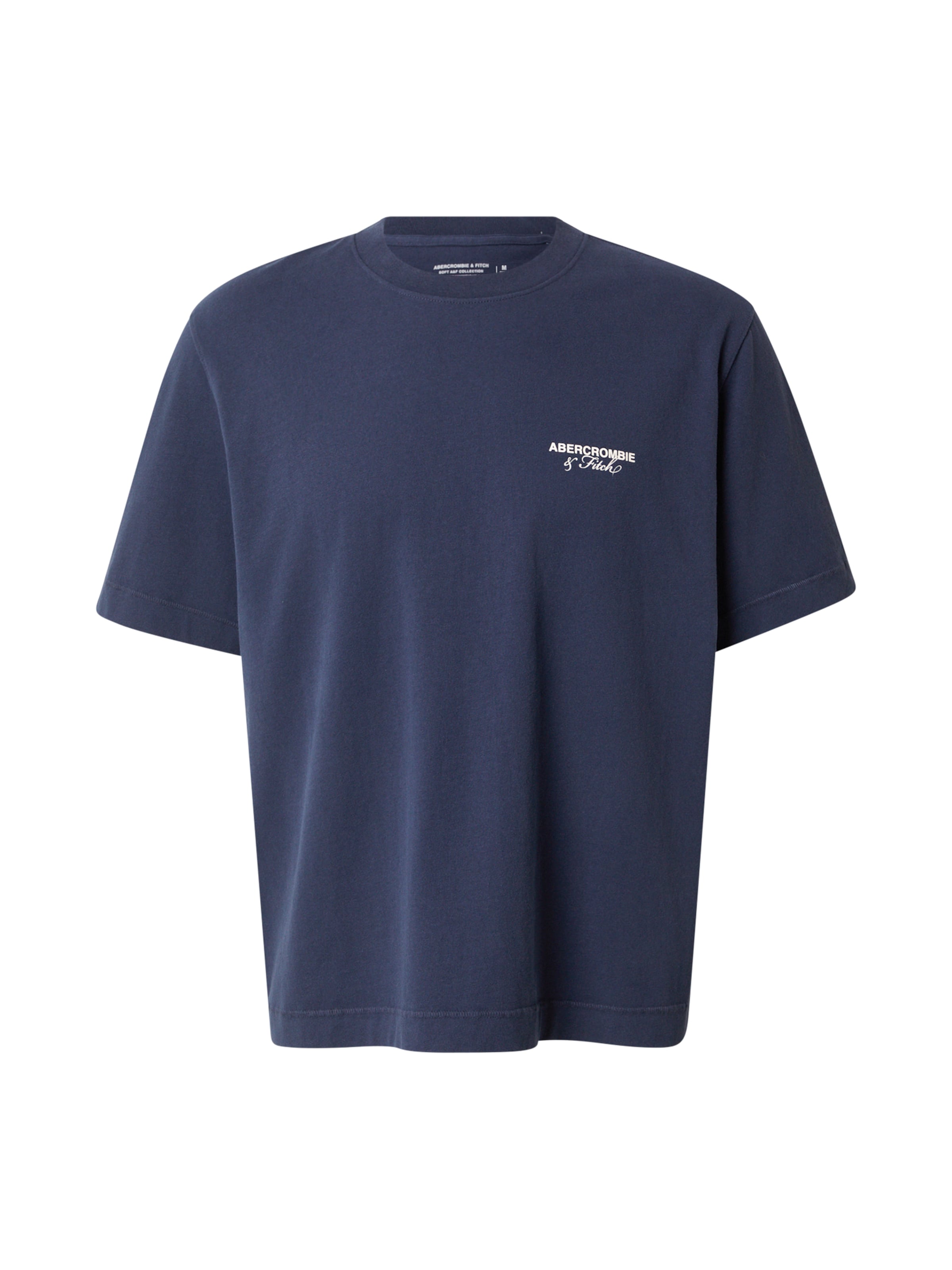 Abercrombie & Fitch T-shirt 'CITIES' i blå: framsida