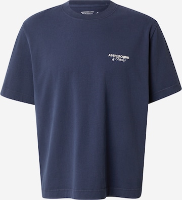 Abercrombie & Fitch Majica 'CITIES' | modra barva: sprednja stran