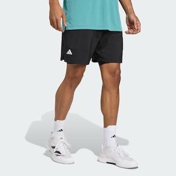 ADIDAS PERFORMANCE Обычный Спортивные штаны 'Club' в Черный: спереди