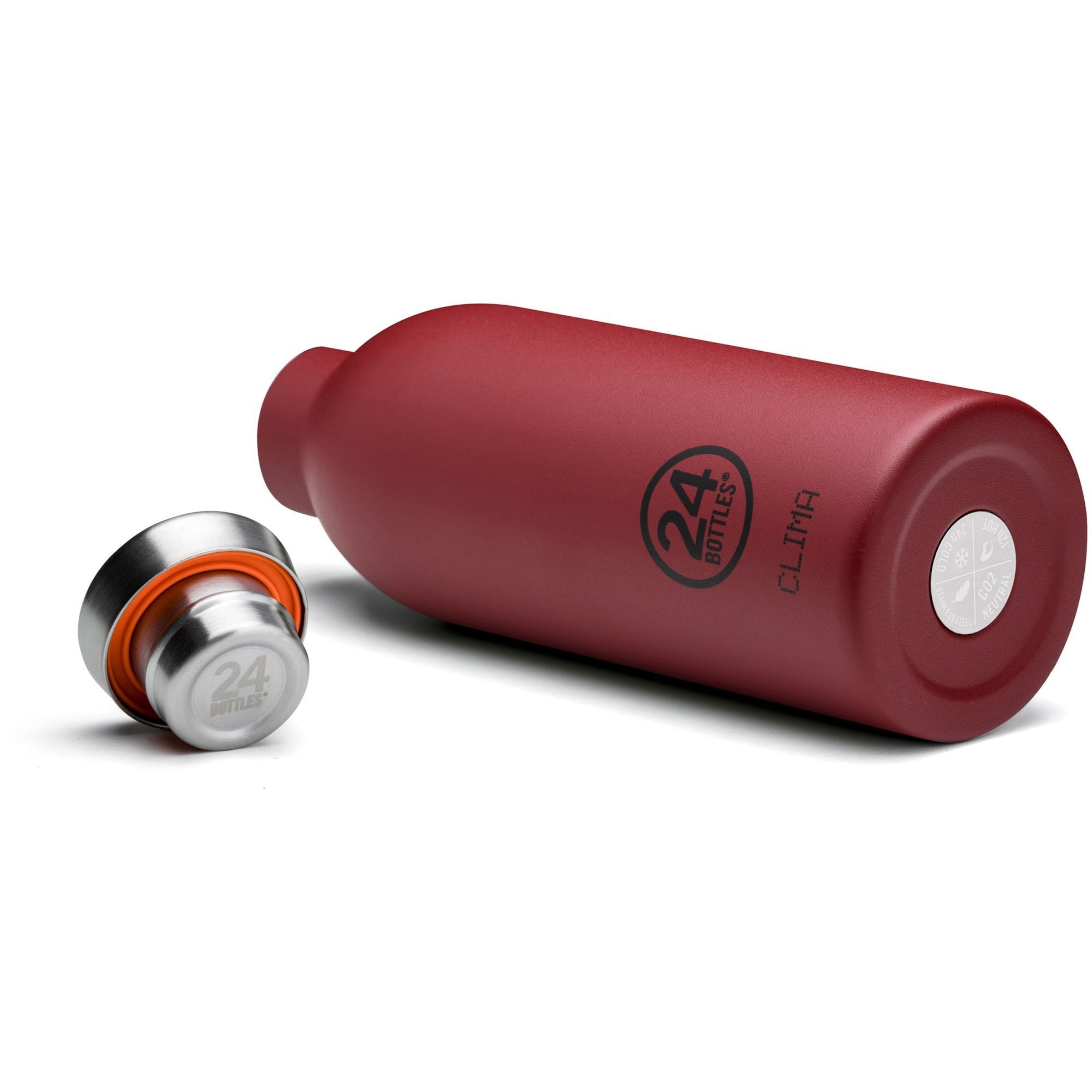 24Bottles Drinkfles 'Clima' in Rood