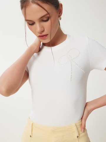 Happiness İstanbul Тениска в бяло