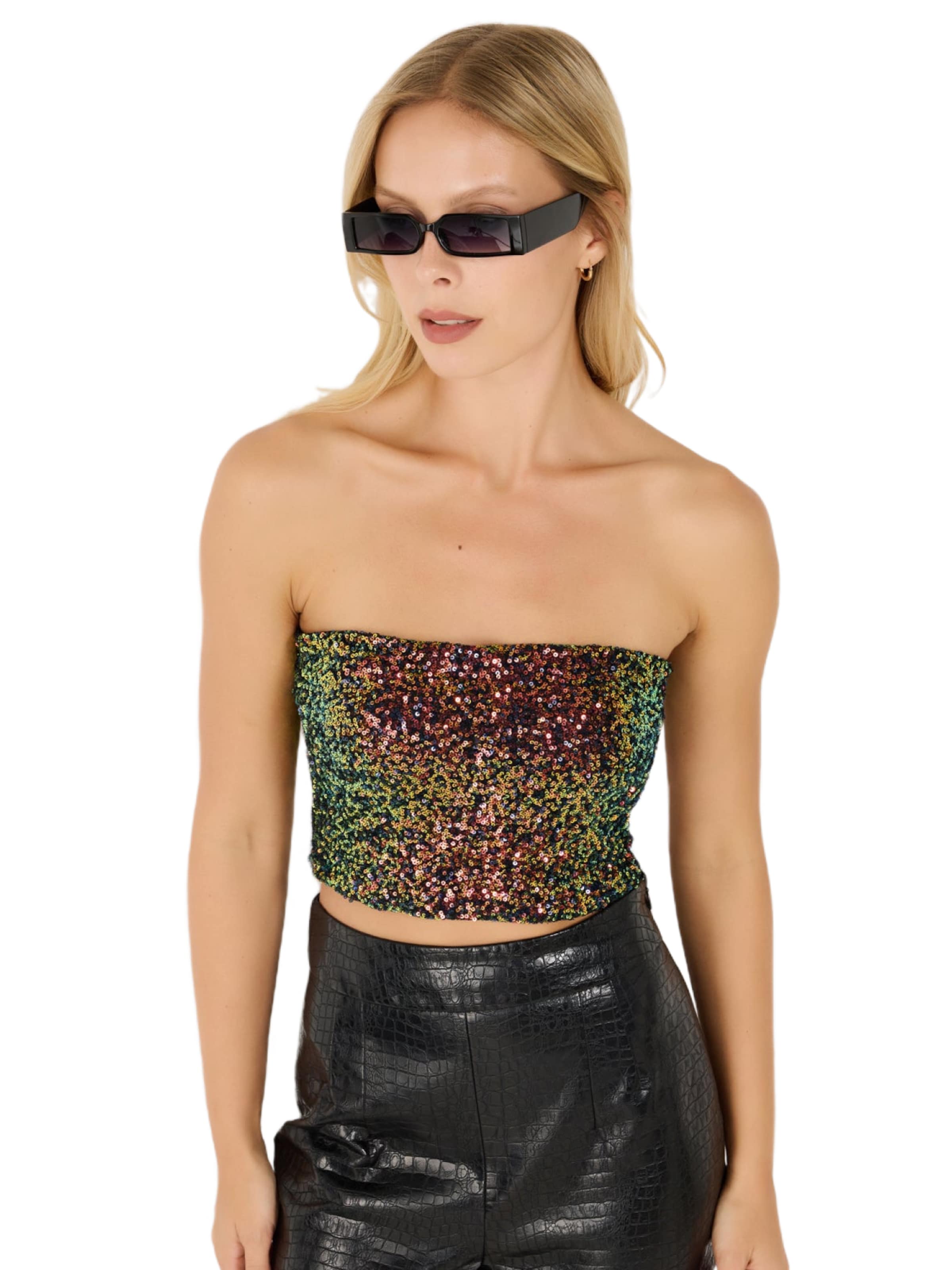 No Matter What Top in Gemengde kleuren: voorkant