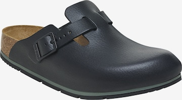 BIRKENSTOCK Clogs 'Freizeitschuhe Boston Pro in schwarz' in Black: front