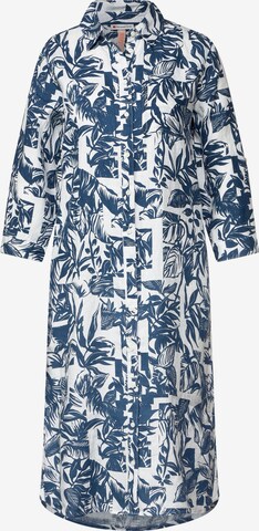 STREET ONE Shirt Dress in Blue: front