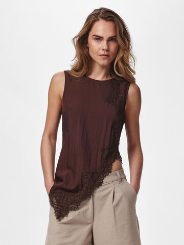 Haut PIECES en marron : devant