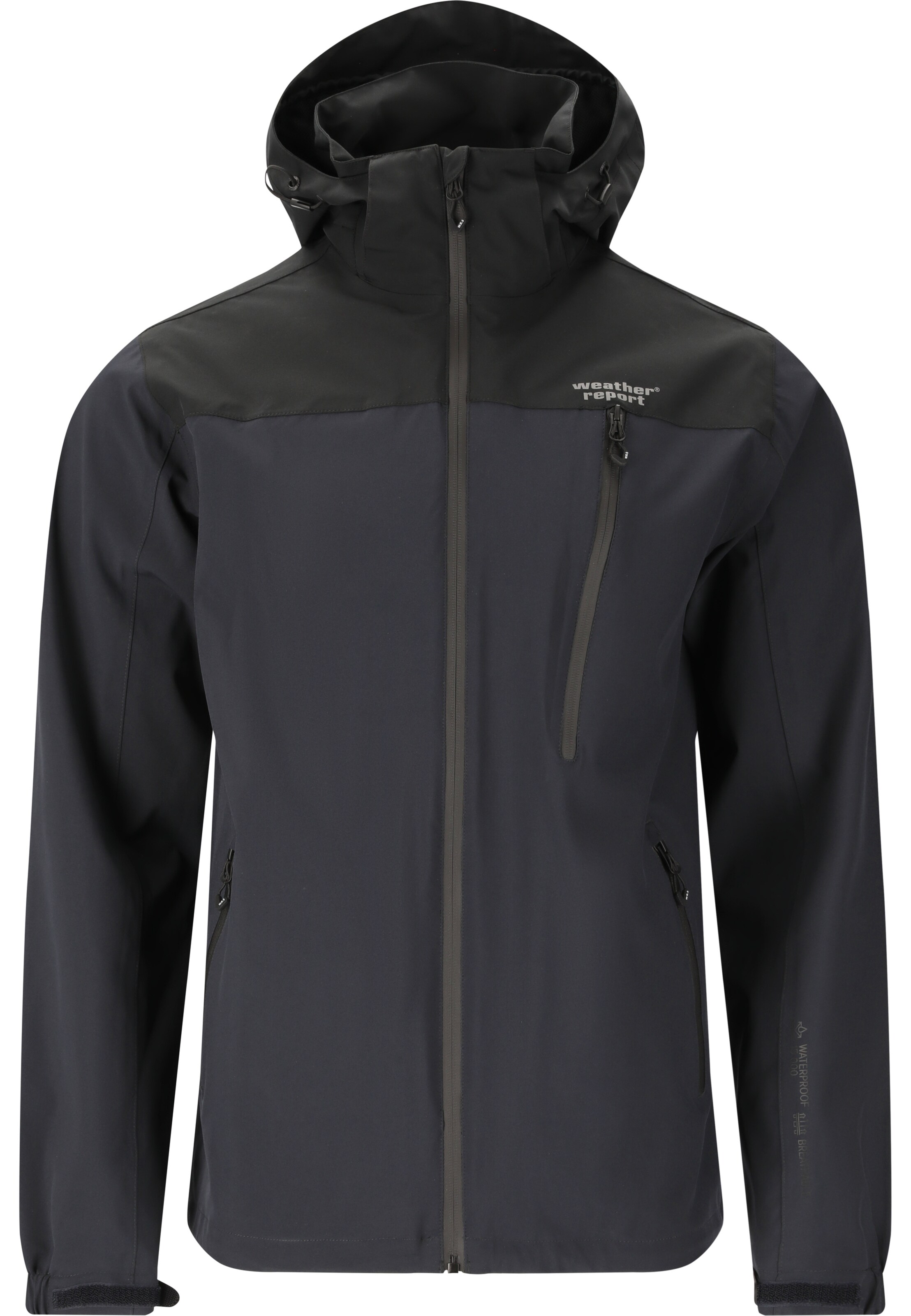 Weather Report - Chaqueta de montaña 'DELTON' en azul: frente