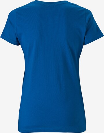 LOGOSHIRT T-Shirt 'Captain America' in Blau
