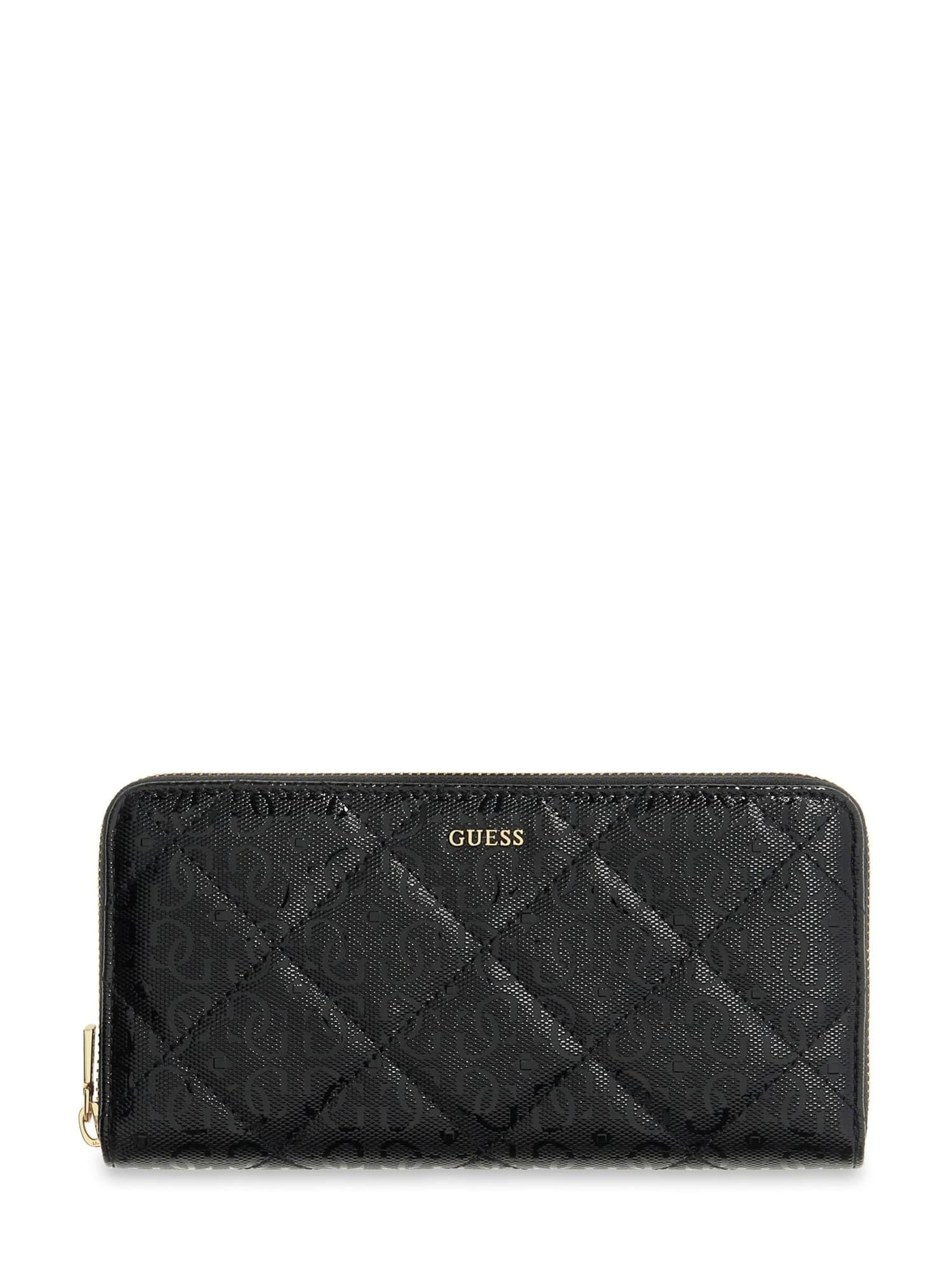 GUESS Wallet 'Libby' in Black: front