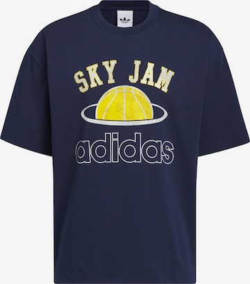 mėlyna ADIDAS ORIGINALS Marškinėliai 'Skyjam': priekis
