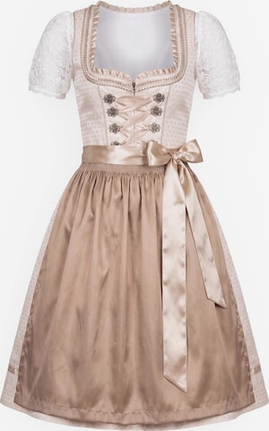 Trachtl Dirndl 'Vicky Dirndl Trachtenkleid Damen 2:TLG' in Gold: Vorderseite