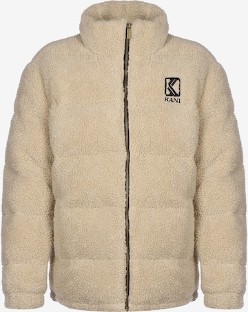 Giacca invernale di Karl Kani in beige: frontale