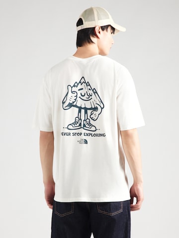 THE NORTH FACE Shirt 'MOUNTAIN FUN' in White: front