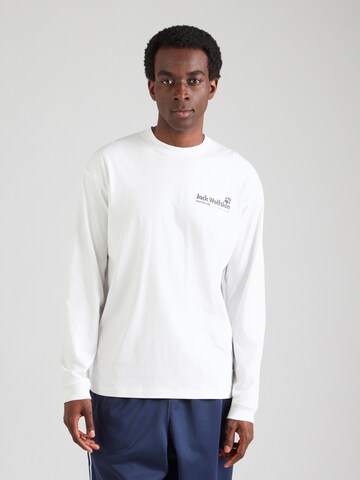 JACK WOLFSKIN Shirt 'CONFIDENT' in Wit: voorkant